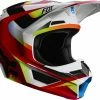 Promo ๐ Fox Youth V1 Motif Red White Helmet ๐ 1 Promo ๐ Fox Youth V1 Motif Red White Helmet ๐ -Fox shop FO21784054M p
