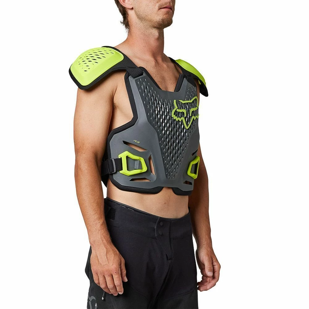 Best deal ⌛ Fox 2023 R3 Roost Body Armour - Dark Shadow - L/XL ✔️ 4 Best deal ⌛ Fox 2023 R3 Roost Body Armour - Dark Shadow - L/XL ✔️ - Image 2