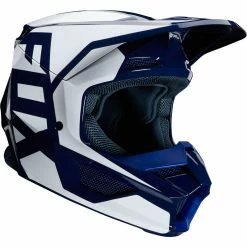 Front Page 5 Promo ๐คฉ Fox Youth V1 Prix Navy Helmet ๐งจ