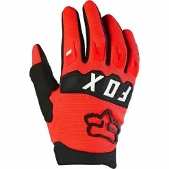 Wholesale ๐ Fox 2023 Youth Dirtpaw Fluro Red Gloves - Unisex - Large ๐