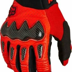 Brand new ๐ฅ Fox 2022 Bomber Glove Fluro Red Gloves ๐