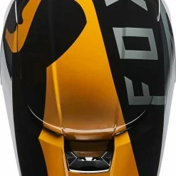 Best reviews of 🤩 Fox 2022 V1 Skew ECE Helmet - Black/Gold - 2XL 🔥 -Fox shop FO279995952X 2