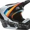 Hot Sale 😉 Fox 2022 V3 Rs Realm Black White ECE Helmet 🤩 -Fox shop FO28015018M