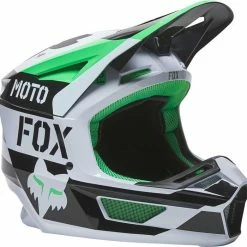 Best deal โ๏ธ Fox 2022 V2 Nobyl White Black ECE Helmet - Unisex - X-Large ๐