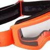 Wholesale 💯 Fox 2022 Youth Main Dier Pc Fluro Orange Goggles 🤩 -Fox shop FO28067824OS