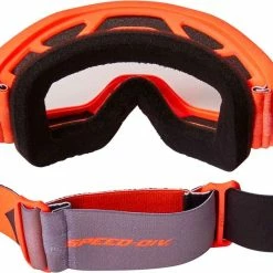 Wholesale 💯 Fox 2022 Youth Main Dier Pc Fluro Orange Goggles 🤩 -Fox shop FO28067824OS 2