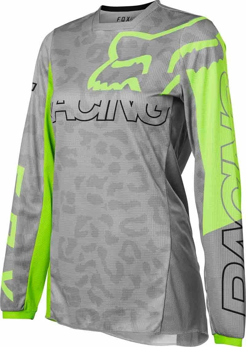 Cheap 🥰 Fox 2022 👩 Womens 180 Skew Steel Grey Jersey ✔️ 4 Cheap 🥰 Fox 2022 👩 Womens 180 Skew Steel Grey Jersey ✔️ - Image 2