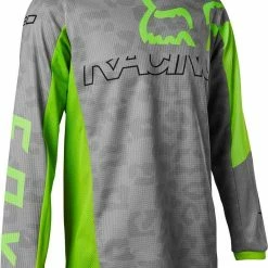 Top 10 👍 Fox 2022 Youth 👧 Girls Skew 180 Steel Grey Jersey 😍