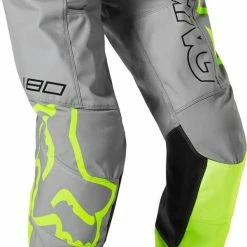 Outlet 🔔 Fox 2022 Youth 👧 Girls Skew 180 Steel Grey Pants - 👩 Women Specific - Grey - 22 - Youth 👍