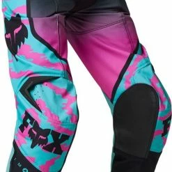 Deals ๐ Fox 2023 Youth 180 Nuklr Teal Pants - Unisex - 22 ๐