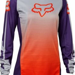 Buy 🛒 Fox 2023 👩 Womens 180 Leed Fluro Orange Jersey - 👩 Women Specific - Large ⭐